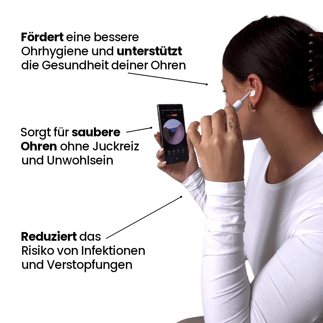 Miluna™ Pro - Intelligenter Ohrenreiniger mit HD-Kamera